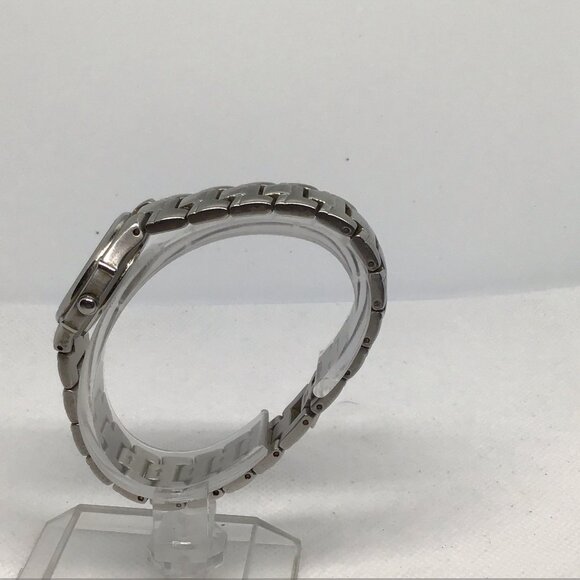 Fossil FS-2651 "STEEL" Women's Silver-Tone Quartz Watch 26mm Date Pre-owned - Picture 4 of 15